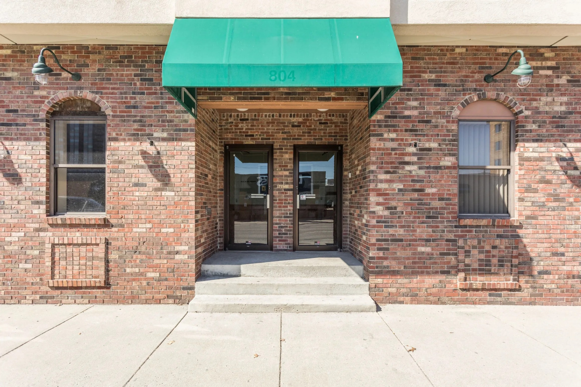 The 804 N. Delaware Street entrance to the church